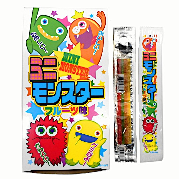 やおきん ミニモンスター グミ フルーツ味【駄菓子】 | 駄菓子ガム