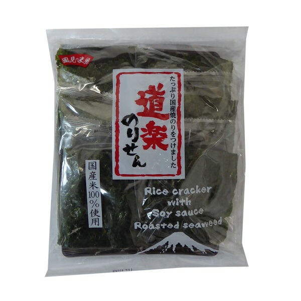 のりせん 風見米菓 道楽のりせん 6枚入×1袋 | お菓子,せんべい・あられ・おかき