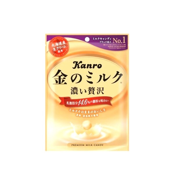 カンロ　金のミルク　濃い贅沢　キャンデー　飴　80g 濃い贅沢 金のミルク 80g カンロ ミルクキャンデー | 業務用 お菓子