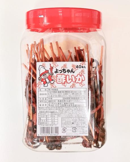 よっちゃん食品 よっちゃん 酢いか 40本×16ポット 代引き・振込不可