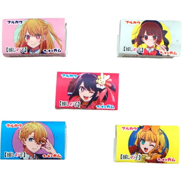 丸川製菓 推しの子ガム 55個入×1BOX | 駄菓子,ガム | みぞたオンライン