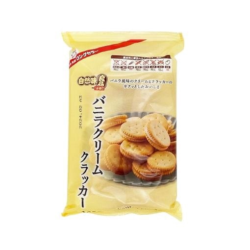 NSIN 自然味良品 バニラクリームクラッカー 165g×1袋 | クッキー