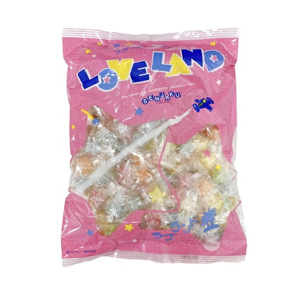 扇雀飴本舗 1kg ラブランドキャンディ 約280個前後入×1袋 | お菓子