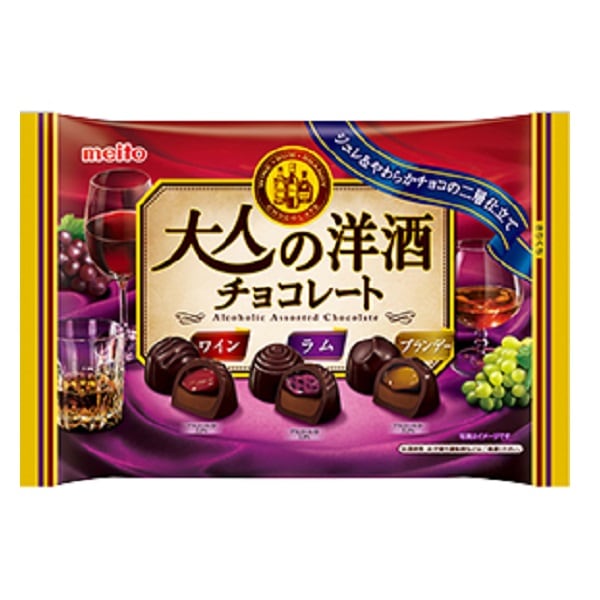 名糖産業 大人の洋酒チョコレート 96g ×6袋（クール代別途330円