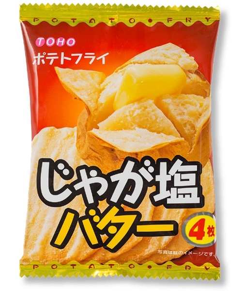 じゃが塩バター 20袋✖️10箱 トーホー製菓 ポテトフライ じゃが塩バター味 20袋入り×1BOX | 駄菓子