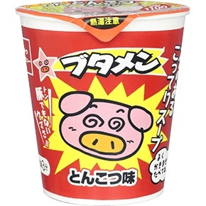 おやつカンパニー ブタメン とんこつ味 15個入り　10ケース　150個 おやつカンパニー ブタメン とんこつ味 15個入×1箱 | 駄菓子 | みぞた