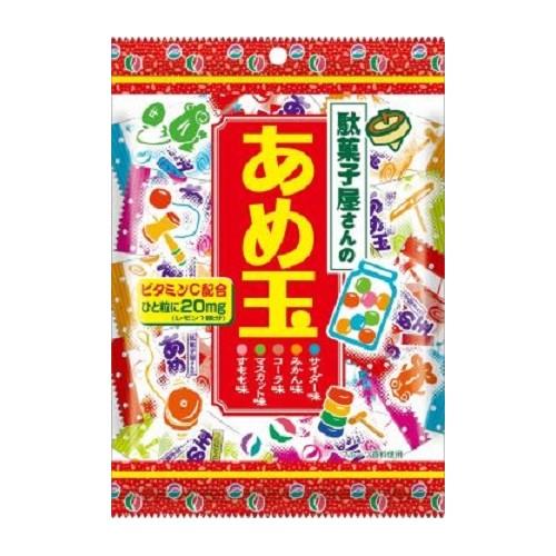 リボン 駄菓子屋さんのあめ玉 16個×12袋 なつかしい大玉あめ | お菓子