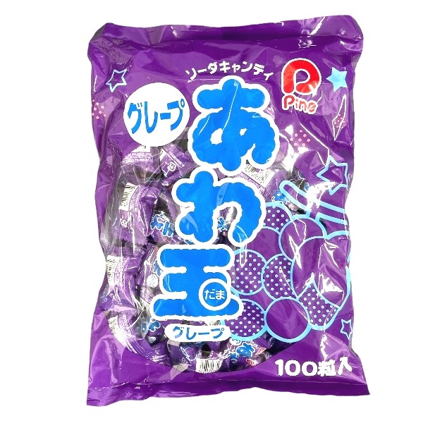 あめだま パイン製菓 あわ玉 グレープ味 100個入×1袋 | お菓子,あめ