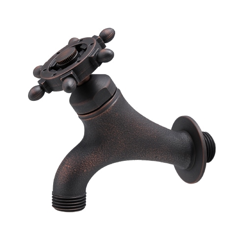 T14型横水栓( ラダーハンドル・ブロンズ) 屋外 蛇口