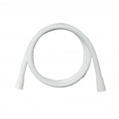 シャワーホース(ホワイト・樹脂ナット)長さ1.6m 両端G1/2