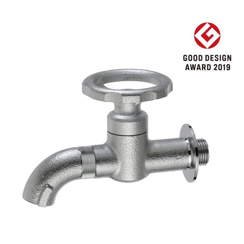 横水栓 ウォーターワークス(メッキ)屋外 蛇口