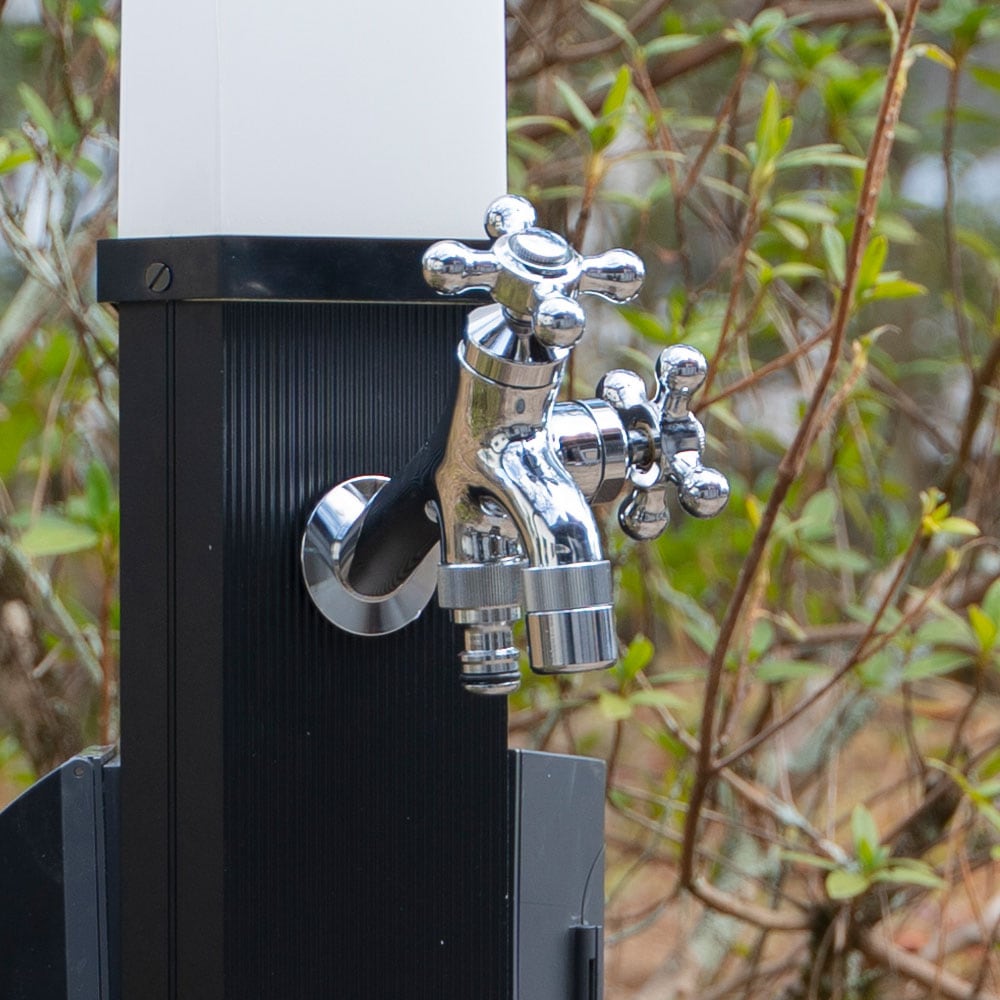 T14型二口横水栓(メッキ) T19F-M 二口/三口水栓