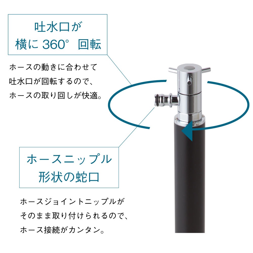 坊主　スプリングのみ スプリンクル (ブラック)｜散水ボックス交換におすすめのスタンダード