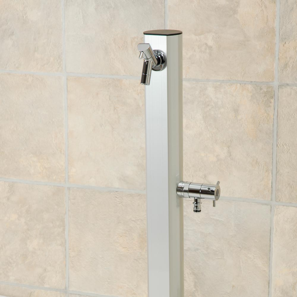 ホース接続回転水栓（メッキ） G102K-M ホース接続水栓