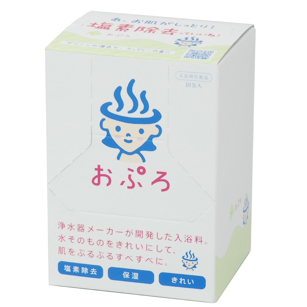 おぷろもり 10包セット 塩素除去 ウッディーな香り 入浴料(入浴用化粧品)