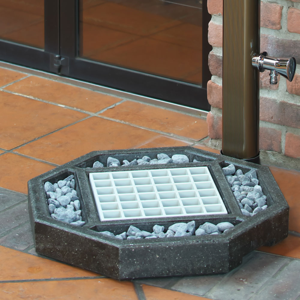 Octagon オクタゴン ブラック｜ガーデンパン 屋外水栓パン