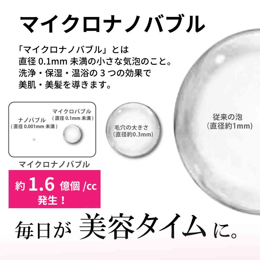 バブリージョワー3.0 浄水 ナノバブル ３水流切替 節水 人気ランキング１位 浄水シャワーヘッド