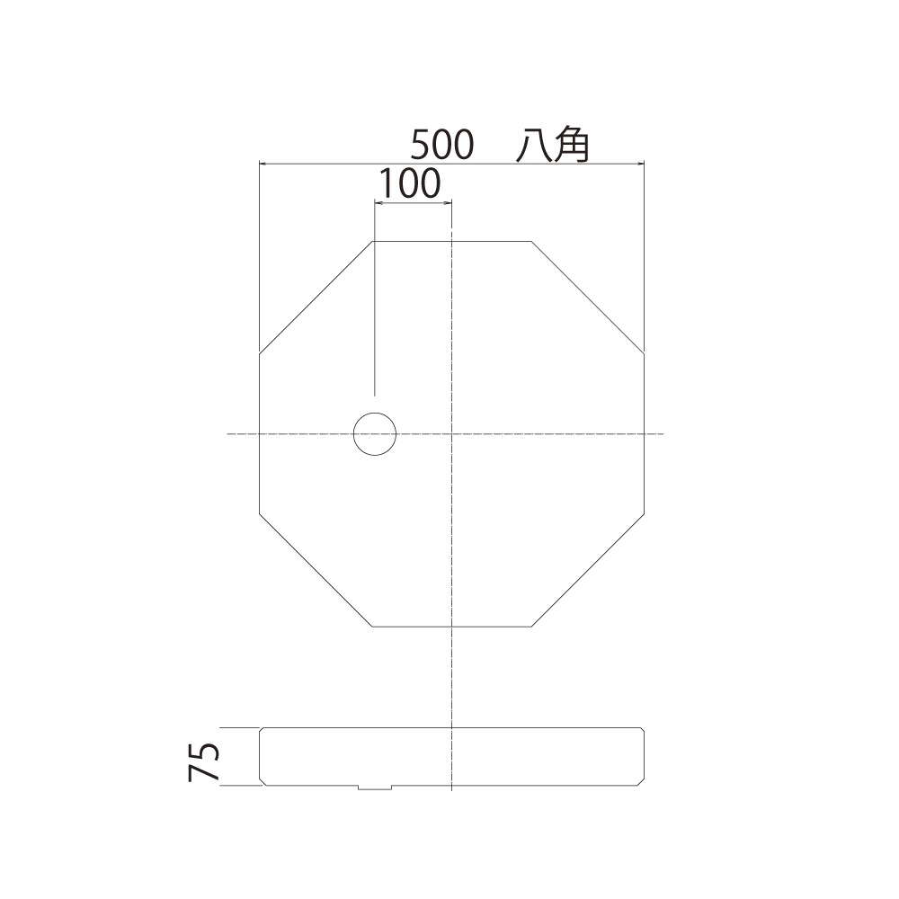 水栓パン Octagon(オクタゴン) ブラウン G211P8-R 屋外水栓パン