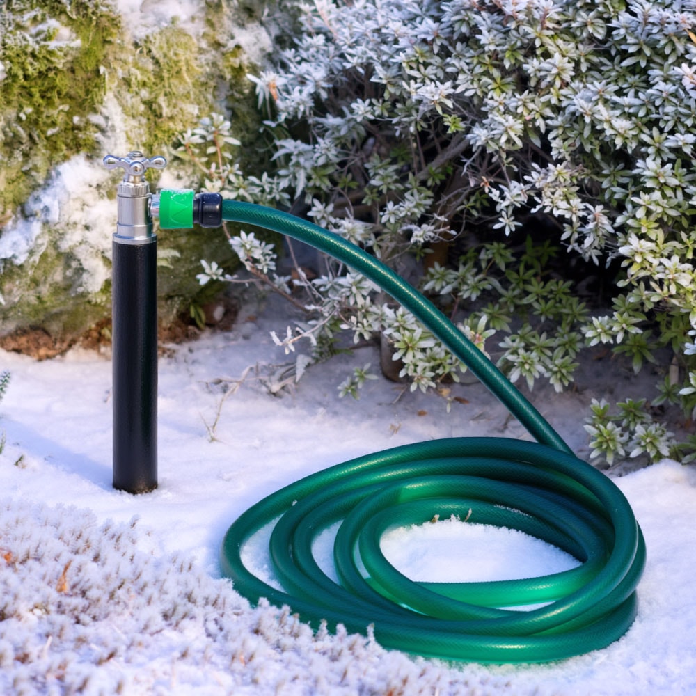 スプリンクル 凍結防止 ブラック ミニ水栓柱