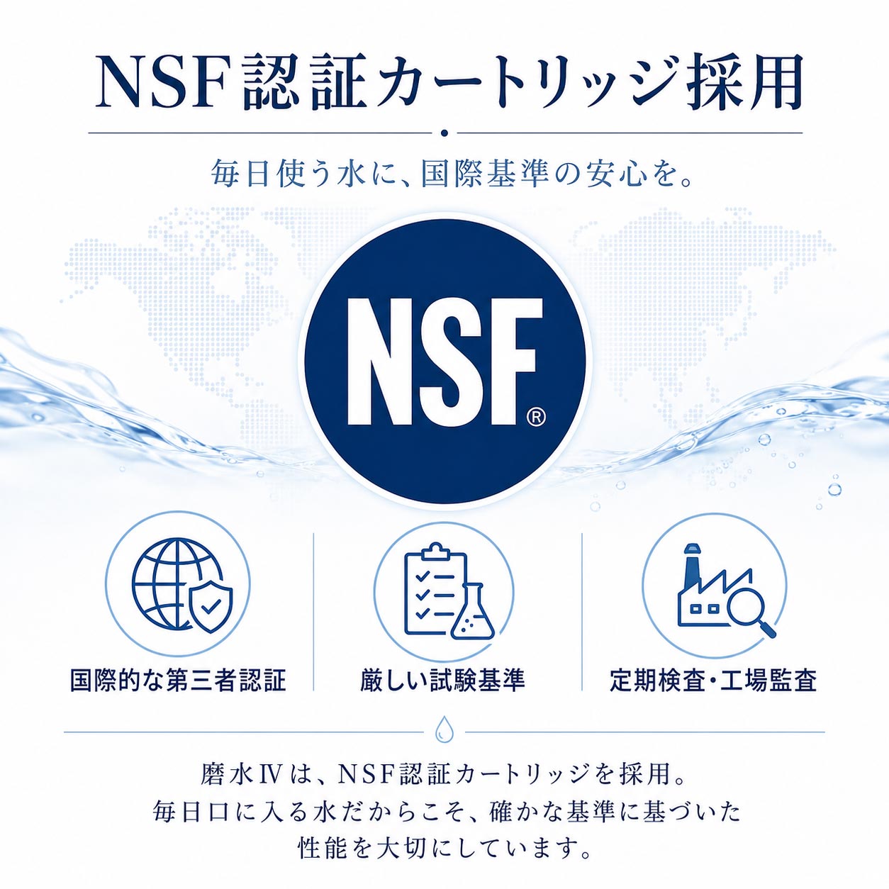 磨水Ⅳ(アンダーシンク単体) アンダーシンク型浄水器