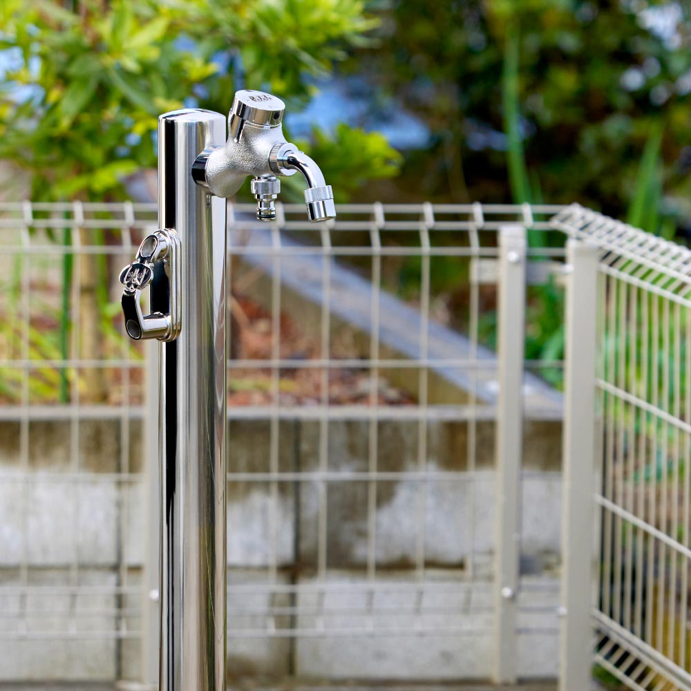 ミズロック 二口万能水栓 2.0 鍵付き デザイン賞受賞 二口/三口水栓