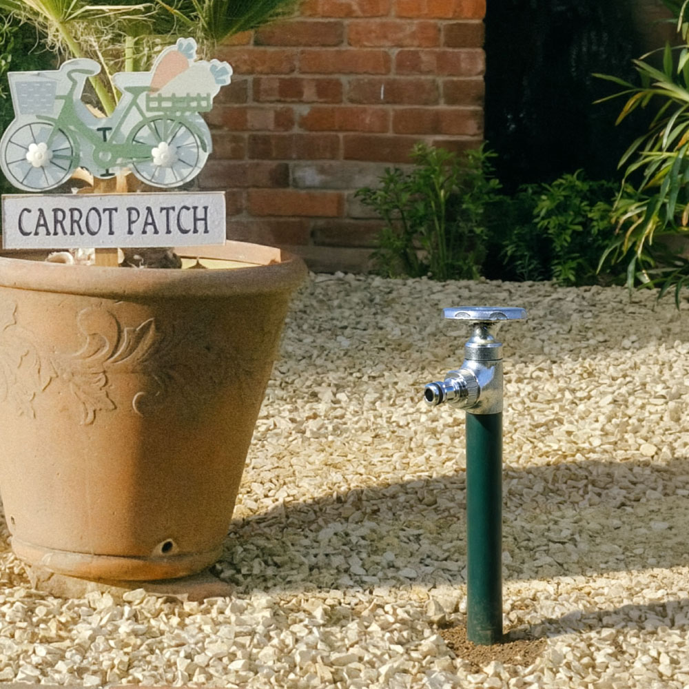 スプリンクルスリム バルブハンドル ブリティッシュグリーン ミニ水栓柱