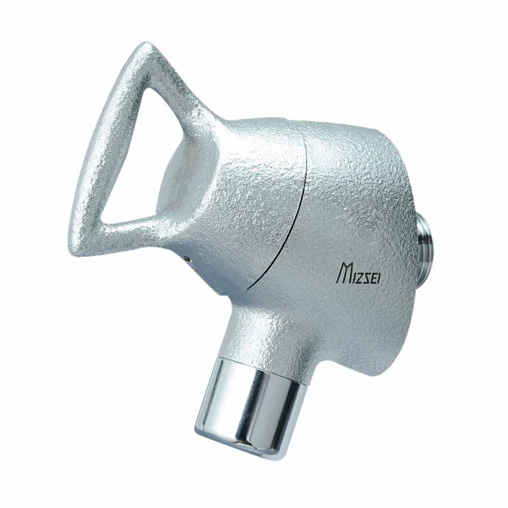 横水栓 ケトル(メッキ) 屋外 蛇口 横水栓