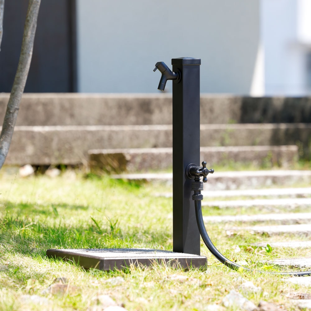 ガーデンパン スクエアG15（ブラック）｜ レジンコンクリート製の