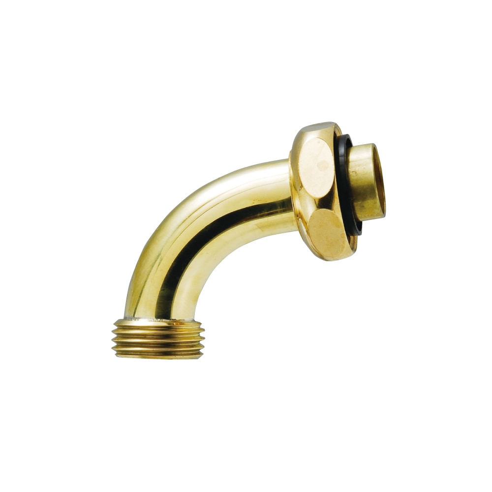 回転吐水パイプネジ付メッキ無｜ガーデン水栓パーツ G205-MNP｜水生活