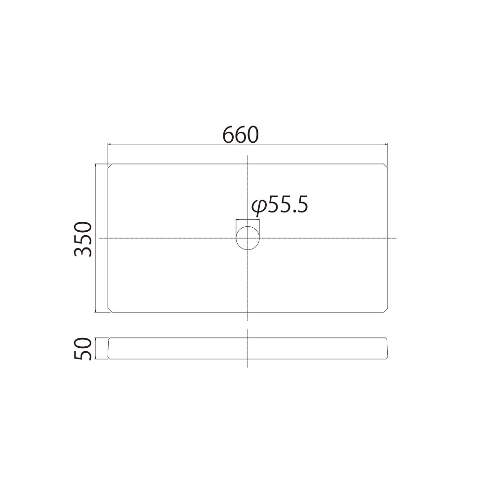 スクエアワイド ブラック 屋外水栓パン
