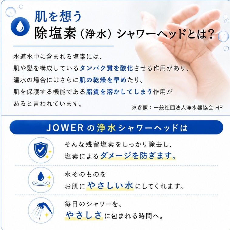 ジョワーシルク（全４色） 浄水シャワーヘッド