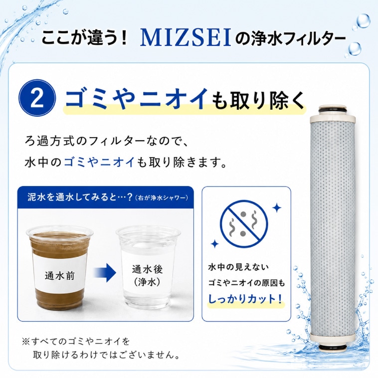 ジョワーシルクスイッチ 浄水シャワーヘッド