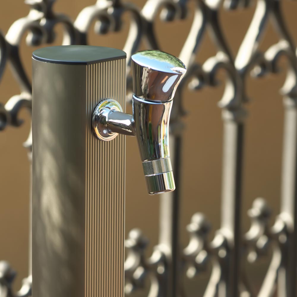 横水栓 ラピスホーン 屋外  デザイン 蛇口 横水栓