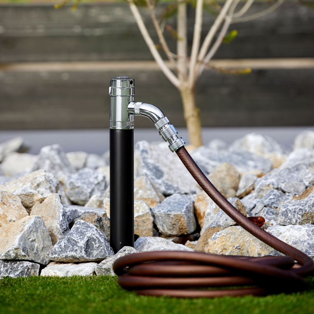 AT式スプリンクル3D 2.0 ブラック ミニ水栓柱