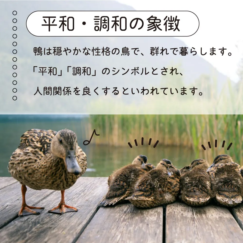 鴨が縁起が良い理由