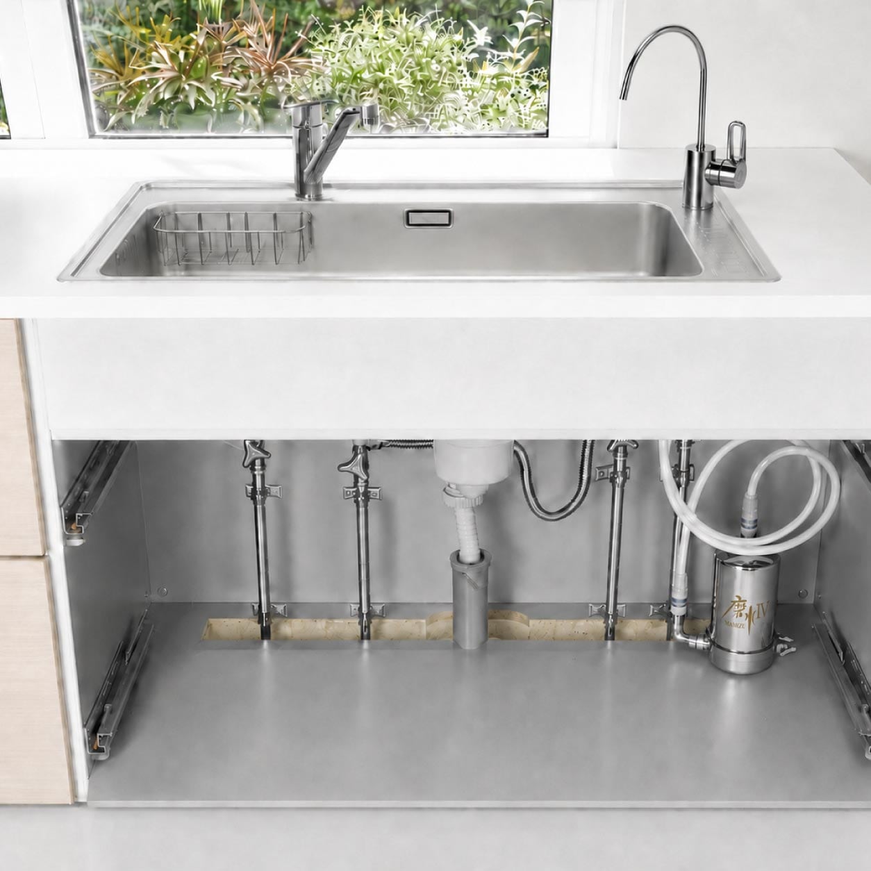 磨水Ⅳ(アンダーシンク152型セット) アンダーシンク型浄水器