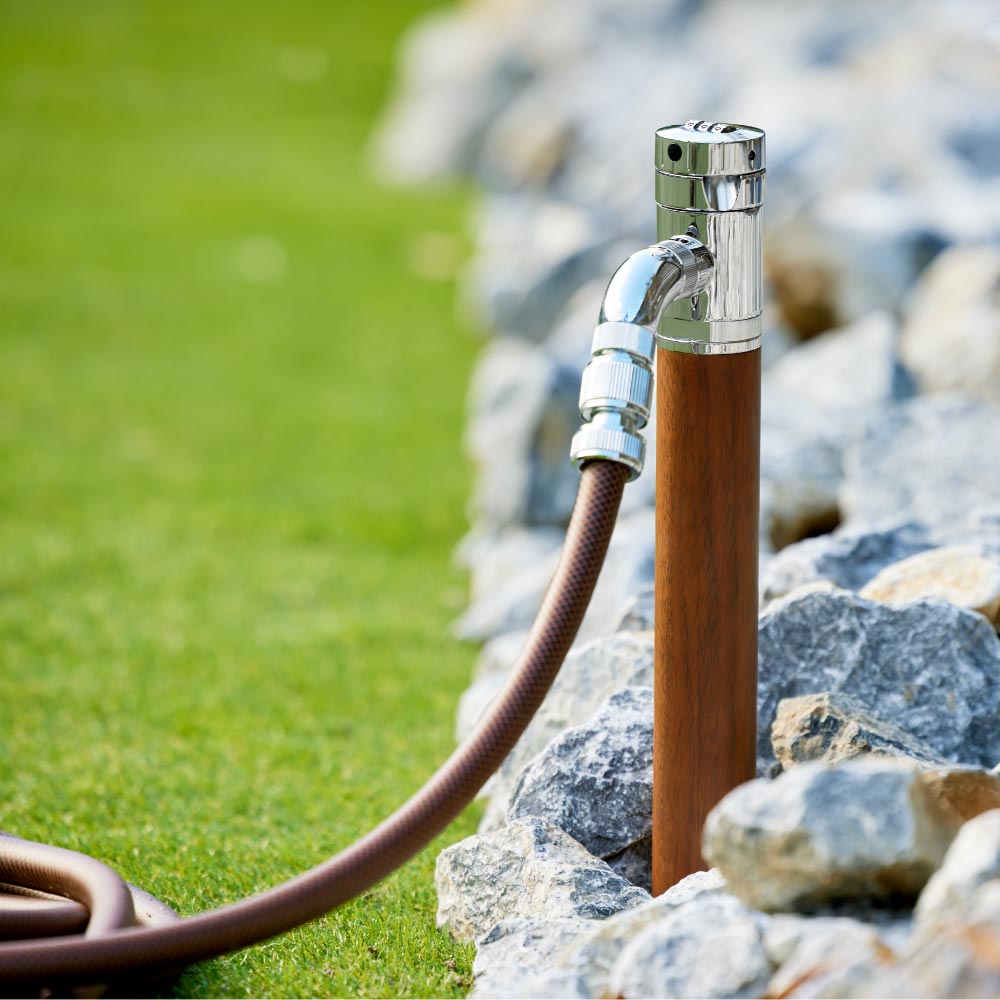 AT式スプリンクル3D 2.0 クルミ木目 ミニ水栓柱