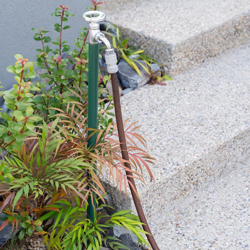 スプリンクルスリム3D バルブハンドル ブリティッシュグリーン ミニ水栓柱