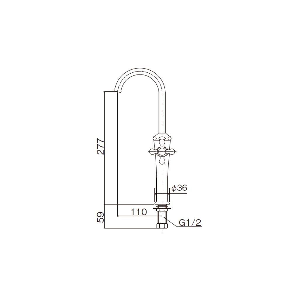 レトロン（ブラス）｜手洗水栓 T15J-RB｜水生活製作所公式通販 