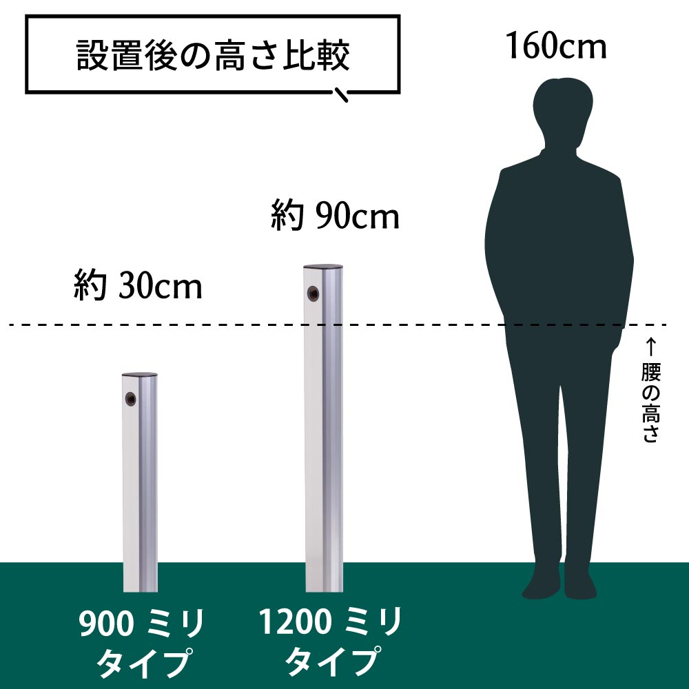 ステンレス水栓柱角型(60X900mm）｜水栓柱 G206-S60K｜水生活