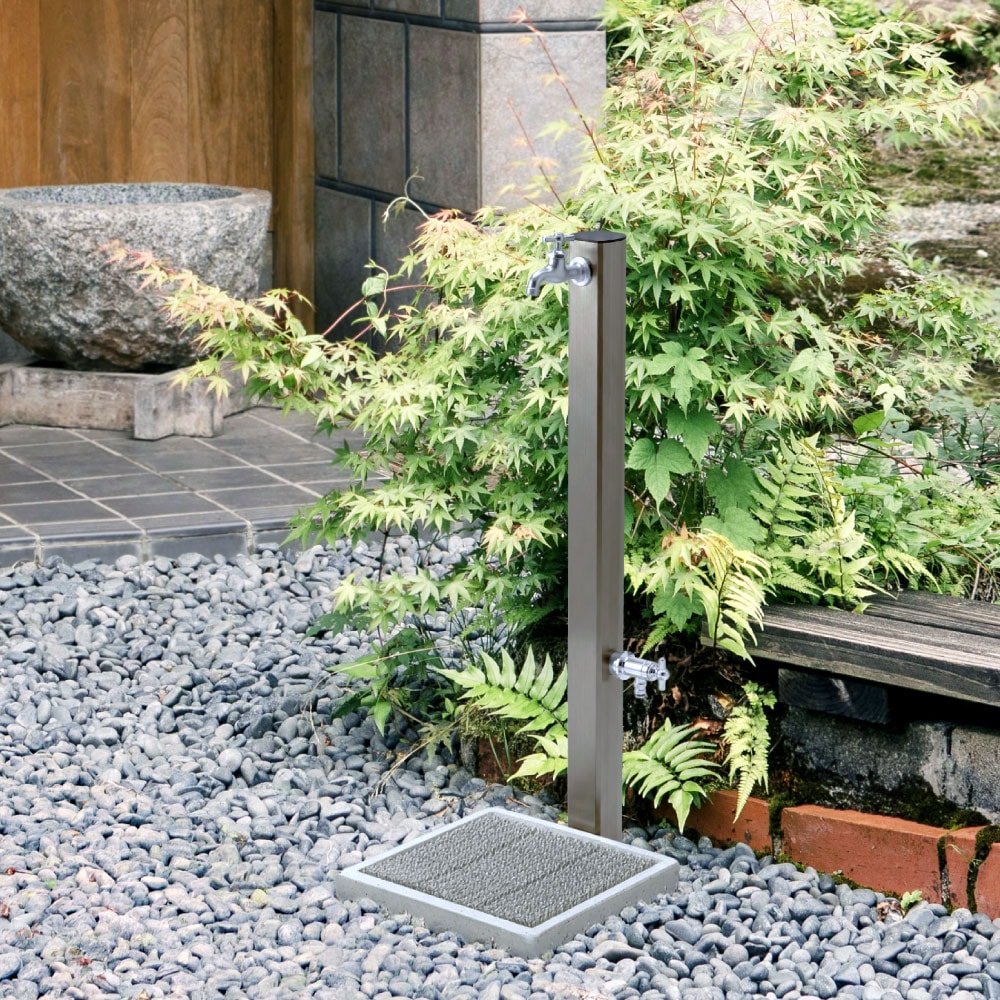 二口 水栓柱 レゼーナ 1200mm サンステン スタンダード水栓柱