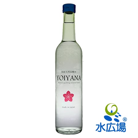 天然微炭酸水YOIYANA(よいやな)　グラスボトル500mlx20本　貴重な国産天然炭酸水　送料無料