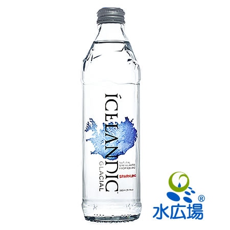 アイスランディック・グレーシャル 無炭酸330ml グラスボトル24本入り Icelandic Glacial Natural Spring Water 送料無料