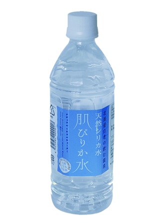 【肌ぴりか水】　天然シリカ水　北海道白老の飲む温泉　500mlx24本入り