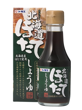 トモエ北海道ほたてしょうゆ150ml瓶x12