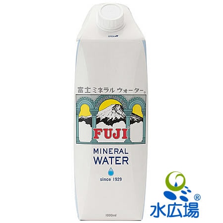 富士ミネラルウォーター　1L 紙パック 12本入り　【北海道・東北を除き送料無料】