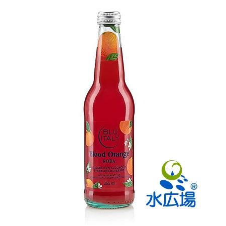 Blu Italy ブラッドオレンジ ソーダ　355mlx12本入