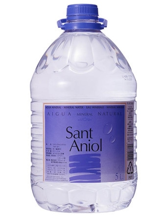 サンタニオル無炭酸　5Lペットボトルx3本