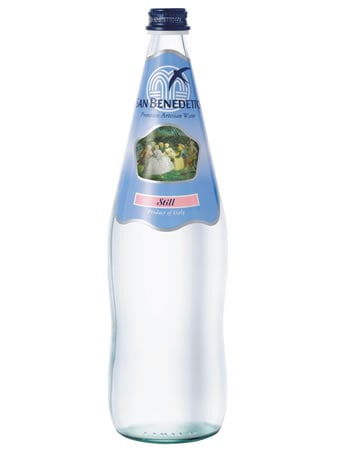 サンベネデット　グラスボトル　無炭酸　1Lx12本 San Benedetto