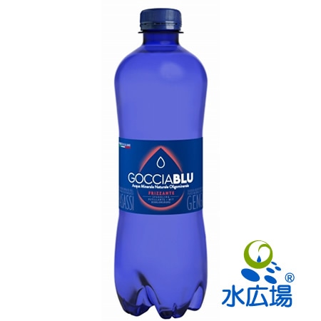 ゴッチアブルー炭酸　500mlx24本　Goccia Blu
